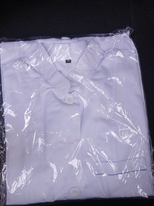 Зимний и ок медицинский халат.qishki meditsinskiy xalat.oq tibbiy xala