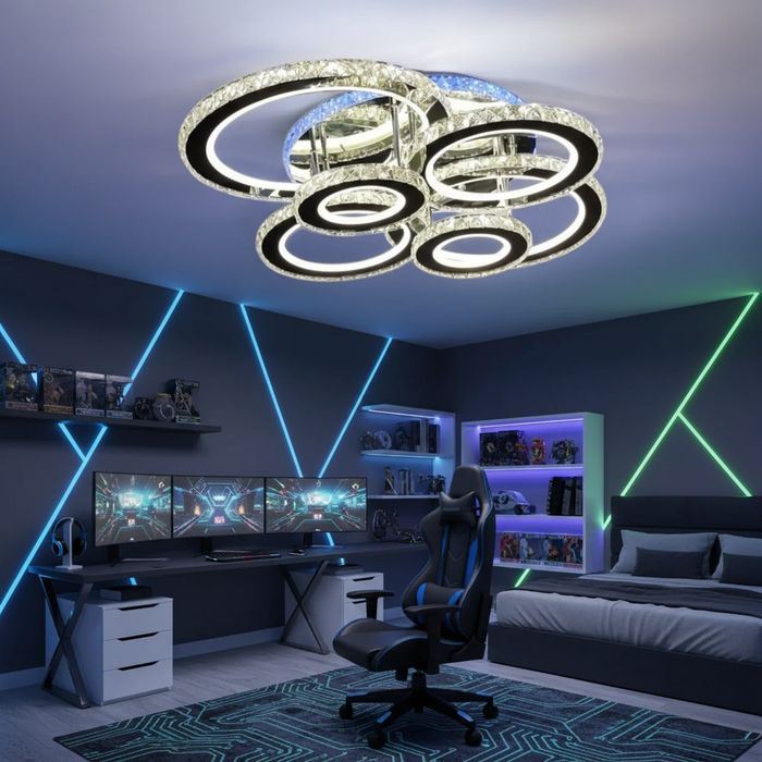 Lustra led 6 cercuri