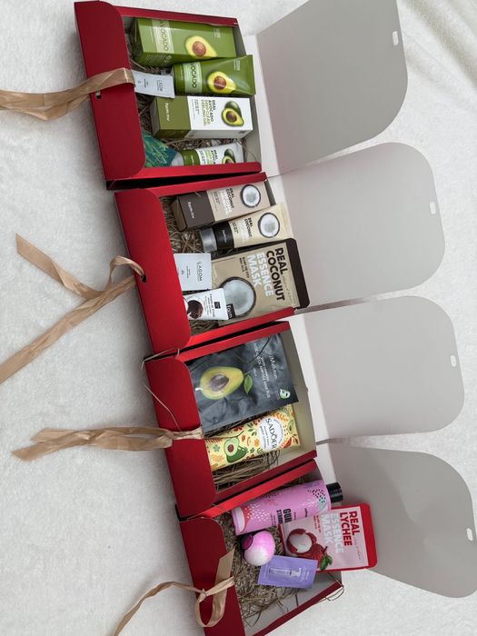 Новогодные боксы в люксовым оформлении