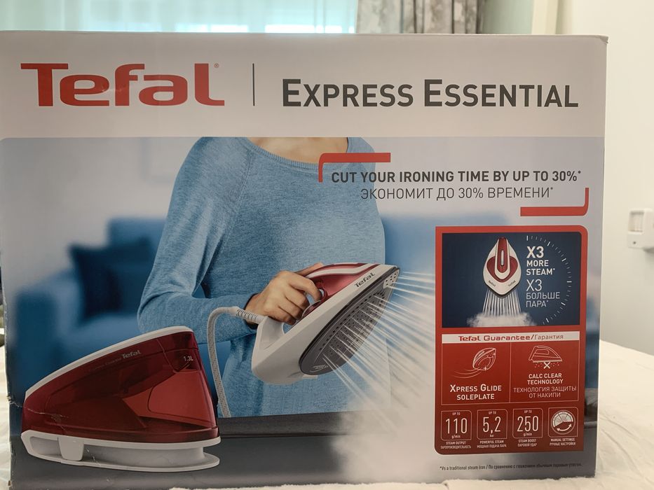 Продавам нов мощен парогенератор TEFAL,