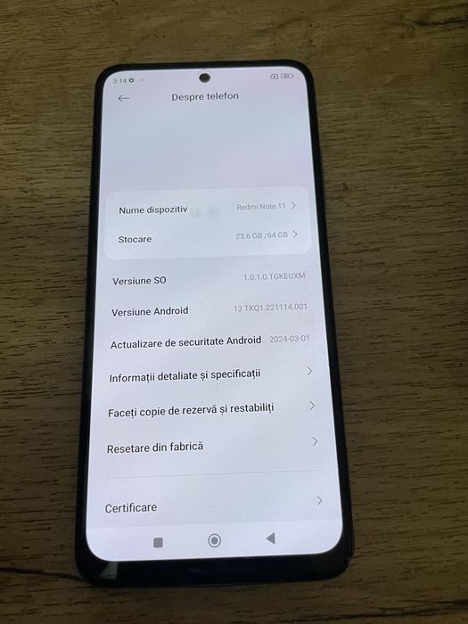 Xiaomi Redmi Note 11, 4GB RAM, 64GB , Star Blue