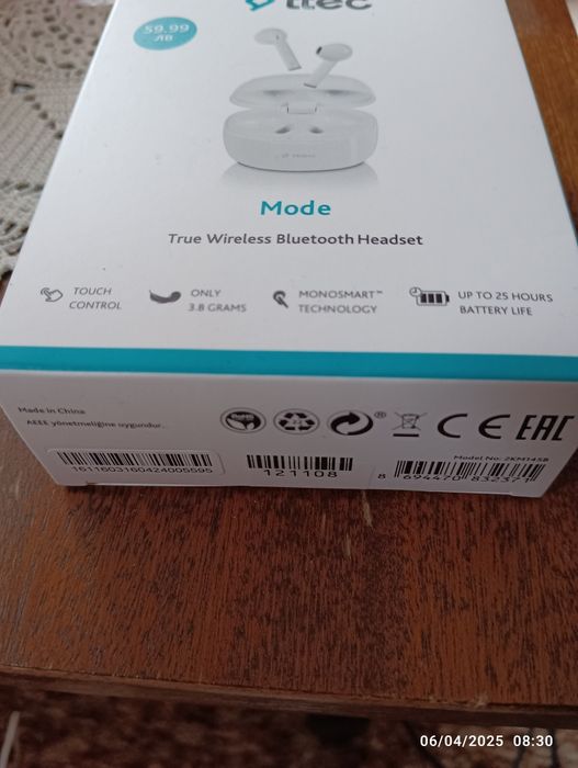 ttek apple безжични слушалки