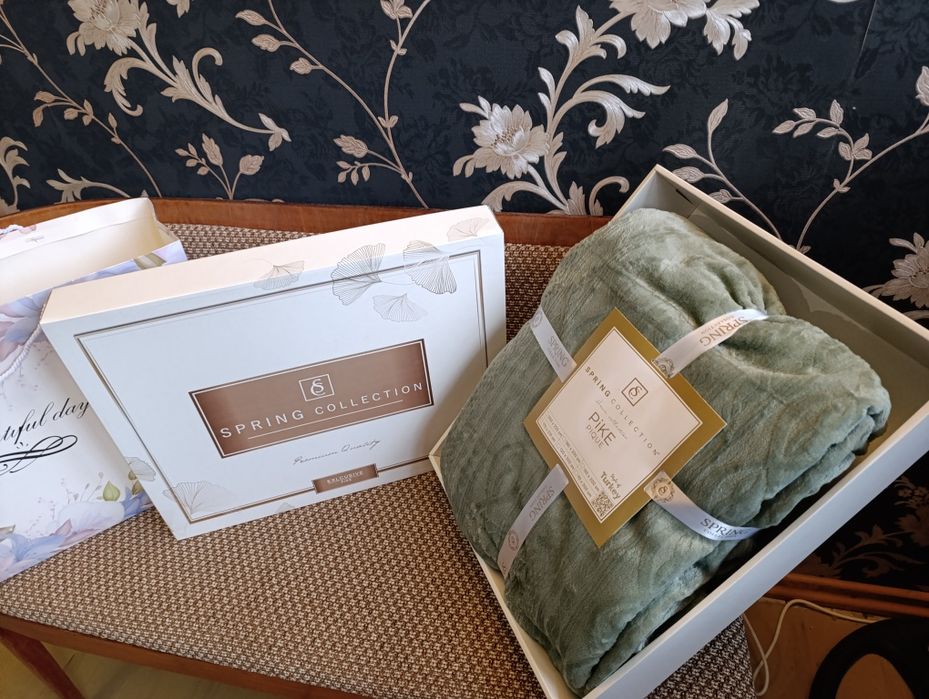 Подарочный вариант турецкий пайковый плед