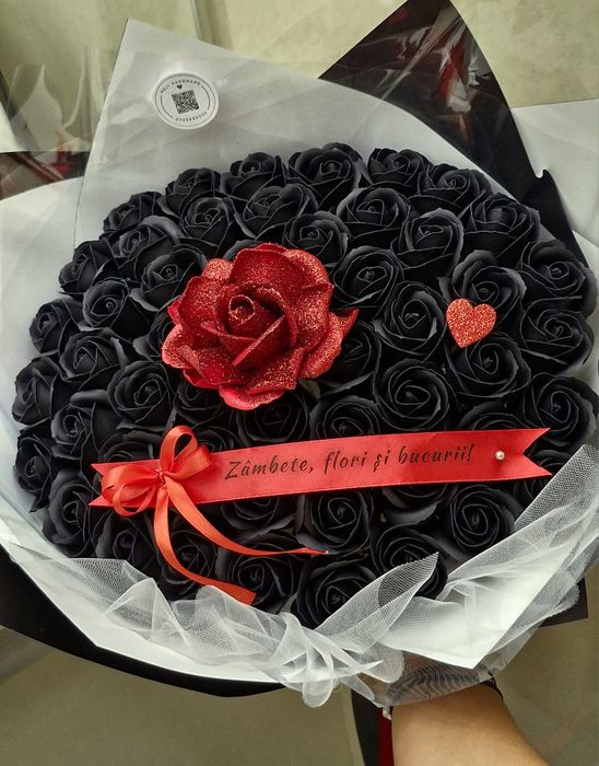 Buchete flori/buchet trandafiri săpun/Buchet Bujori