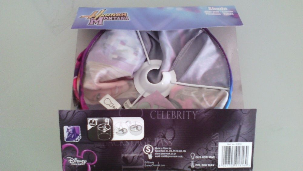 Полилей от плат за детска стая "HANNAH MONTANA"