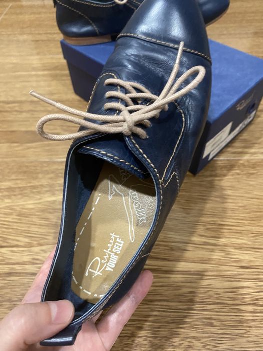 Кожаные лоферы, 39 размера