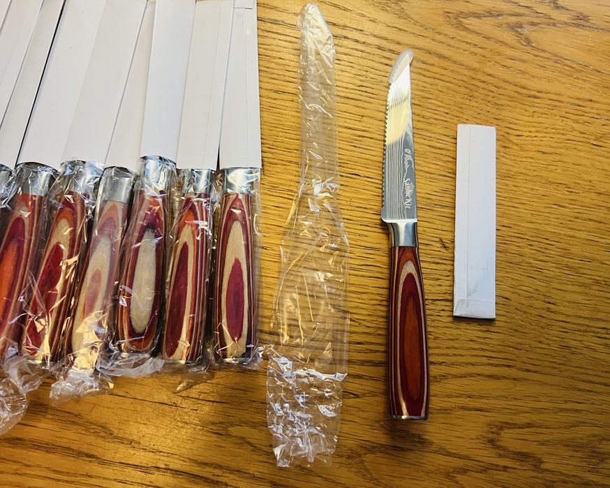 Set 14 cuțite pentru friptură SanheKit, noi