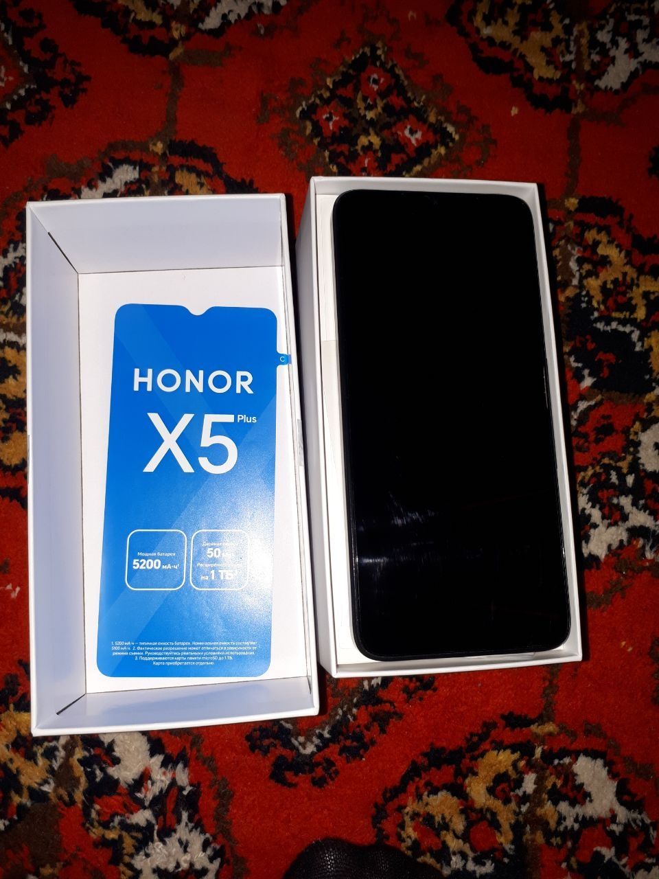 Honor x5 plus 2023 чёрный: 1 600 000 сум - Мобильные телефоны Гурлен на Olx