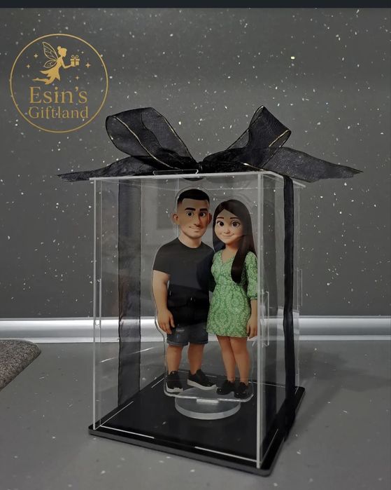 3D персонализирана фигурка с кутия