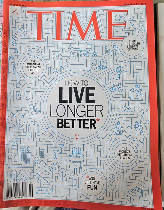 Revista Time, lot 8 reviste cu tematica de coperta Sanatate si Medicina