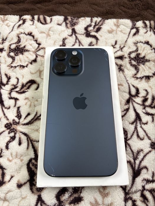 iPhone 15 Pro Max 256Gb 88Bat Blue Titanium Impecabil Full Box