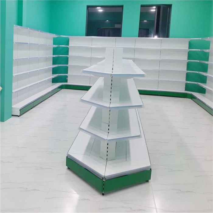 Стеллаж металлический сборный, полка стеллаж, полка металлическая