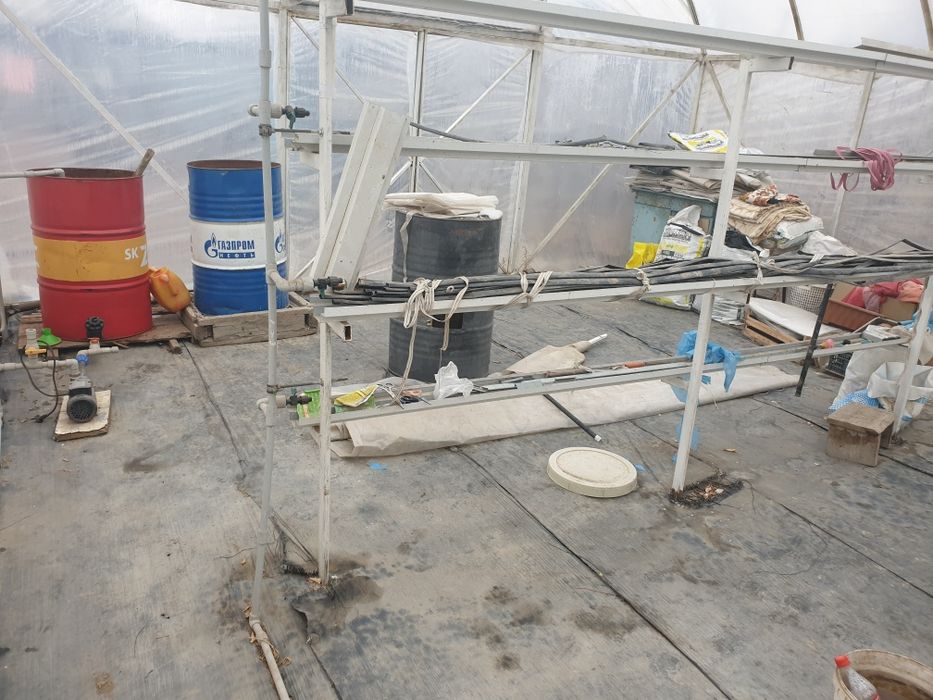 Теплица в сборе с всеми наворотами