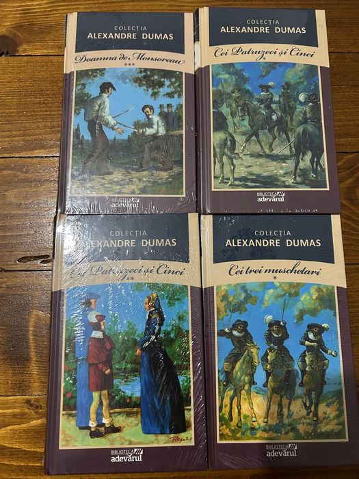 Vând colecția Alexandre Dumas editura adevărul în tipla completa