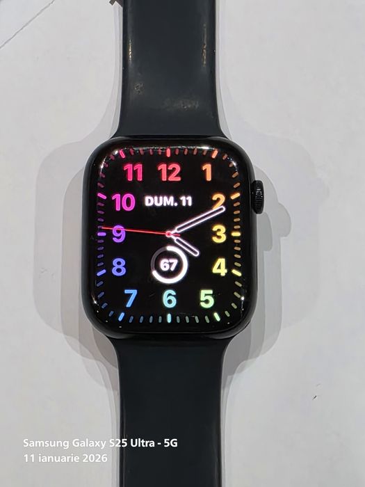 Apple Watch Seria 9 -45mm Midnight Impecabil / Garantie