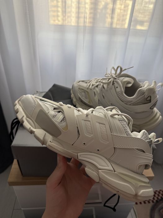 Adidasi Balenciaga Track White/Albi / Premium