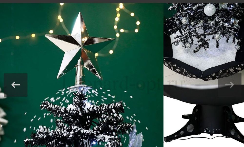 Ёлка с падающим снегом