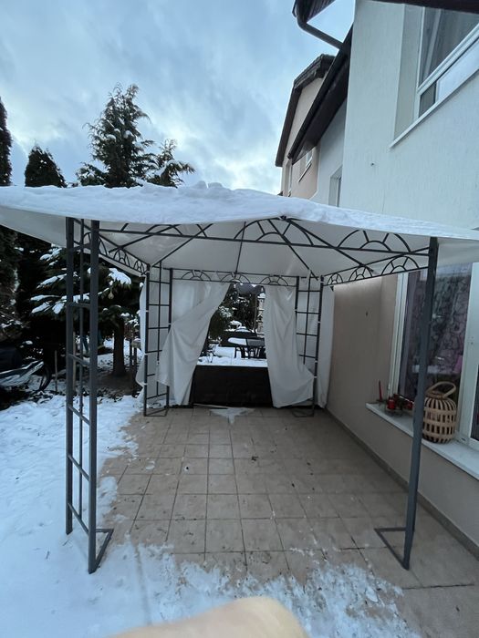 Pavilion cort exterior gradina 3*3