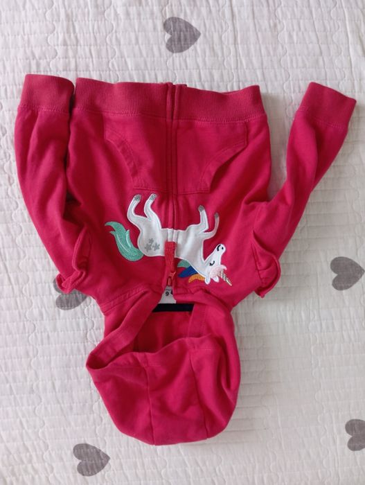 Кофточка с капюшоном от 6м. до года