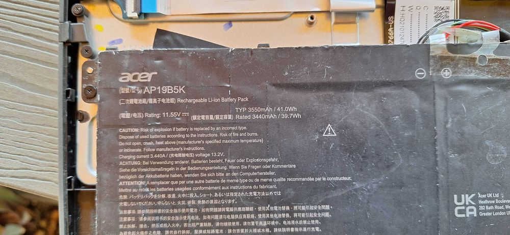 Acumulator, baterie, laptop Acer Travelmate Spin B3, 11.25V