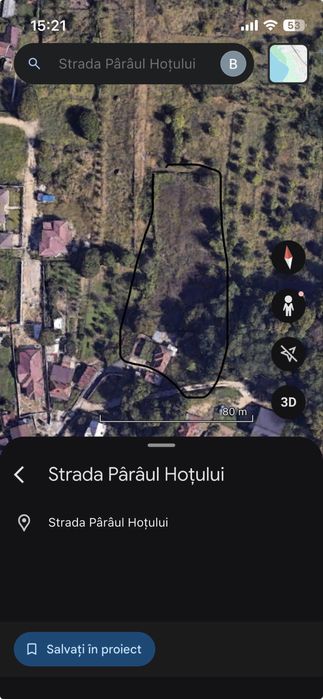 Vand Teren si Casa Goranu Strada Paraul Hotului,3350m,Toate utilitatile,la 4 min de centru orasului,