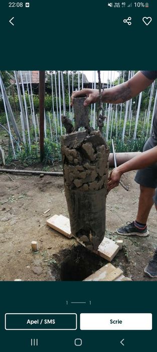 Foraje puțuri și denisipări piloni de sustinere