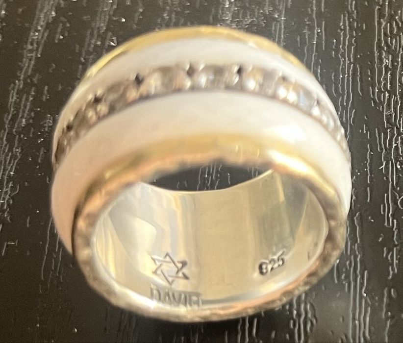 Кольцо серебрянное David