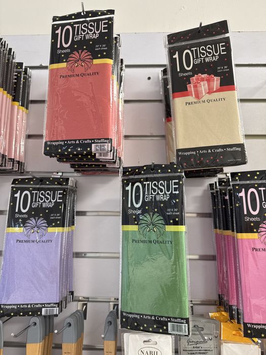 Тишью для оформления подарков и цветов