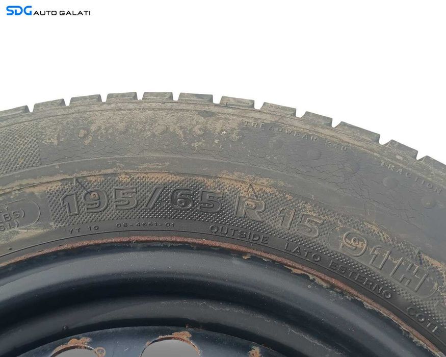 Janta Roata Rezerva Normala Tabla Otel 195 65 15 R15 Opel Signum 2002 - 2008 (15X6J) [JNT0043]