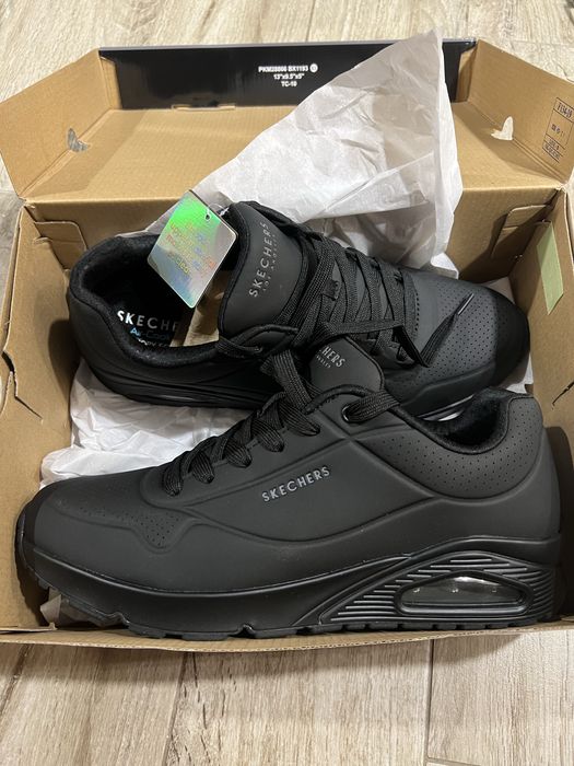 Нови черни маратонки Skechers