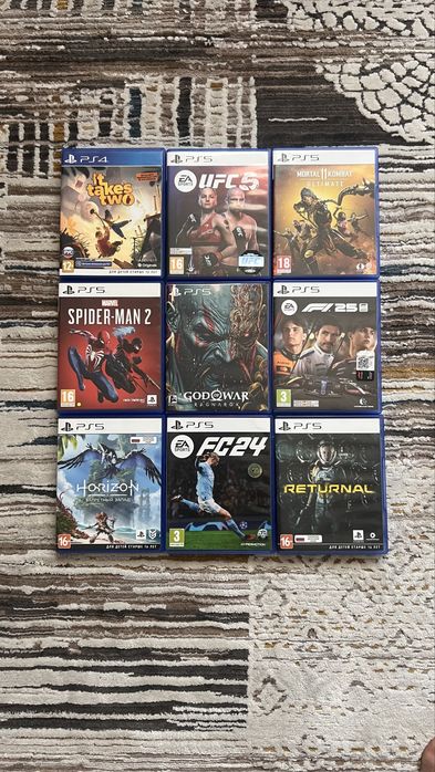Игровые диски PS4 и PS5