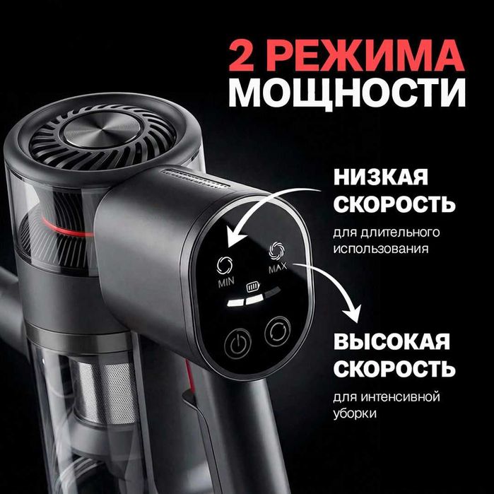 Вертикльный безпроводной пылесос