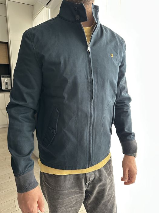 Jachetă Farah pentru bărbați, mărimea S, culoare bleumarin închis