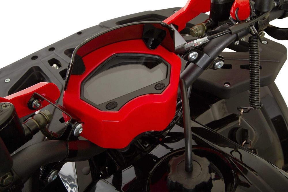 Atv 125cc Mini Rocket Hunter II Deluxe 8" automat 4T benzina rosu