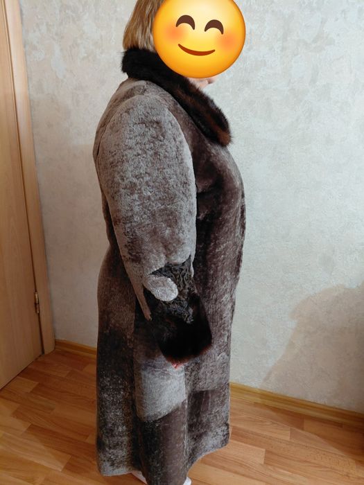 Шуба мутон ,б/у, в отличном состоянии