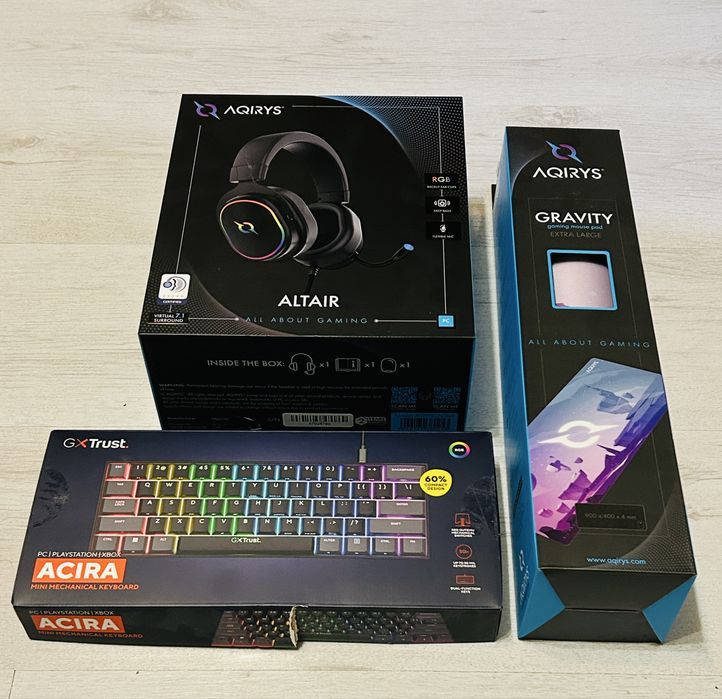 Periferice Gaming (AQIRYS + GXTrust)