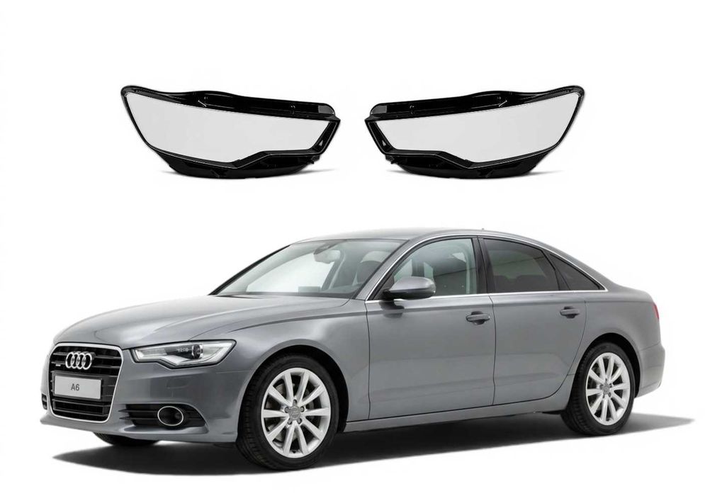 Стъкла за фарове (капаци) Audi A6 C7  2011-2015 Преди фейса