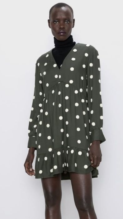ZARA рокля с 3d точки р-р ХС/С