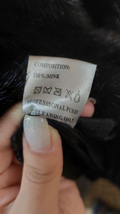 Норка шуба чёрный бриллиант