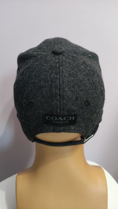 Оригинална COACH Fragrance Wool cap Вълнена шапка с козирка в отлично състояние
