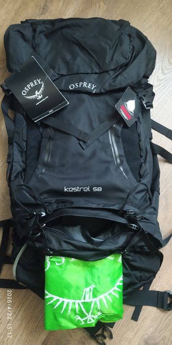 Osprey Kestrel 58 Black