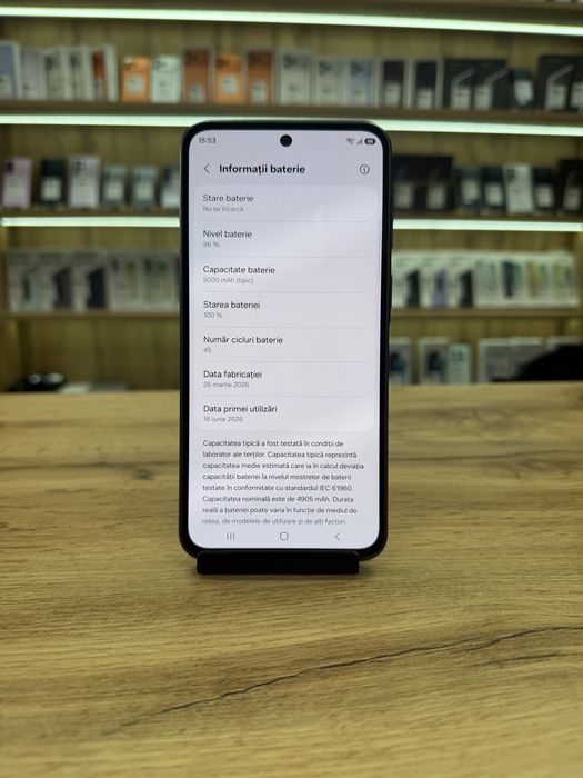 ‼️ Samsung A37 5G Verde 256Gb - Sanatate bat:100% - Garantie 12 luni