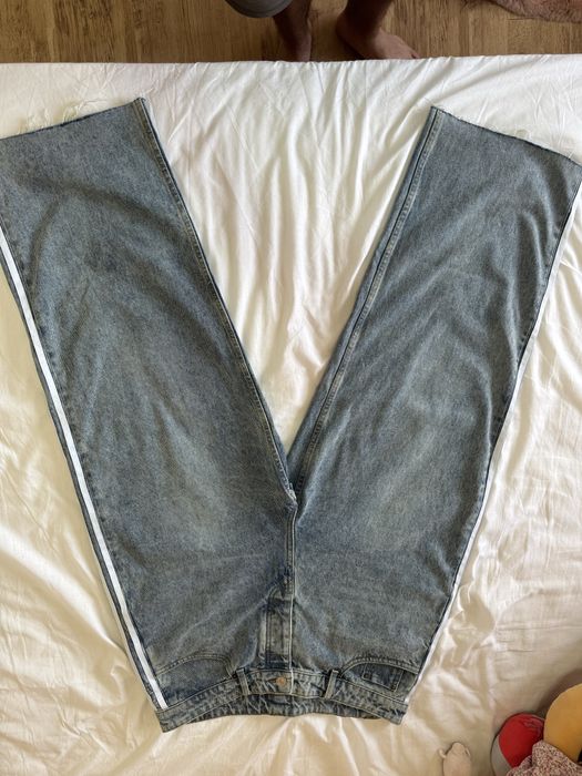 Adidas x Balenciaga stripe jeans