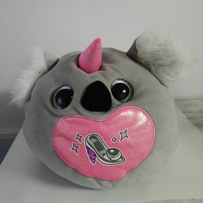 пухкава плюшена играчка Коала-Еднорог (тип Squishmallow / Rainbocorns)