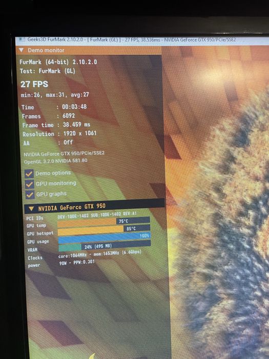 Видеокарта GTX 950 2gb