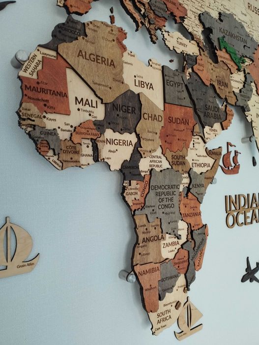 3d karta, 3d karta mira, 3д карта мира, 3D Yog‘och Dunyo Xaritalari