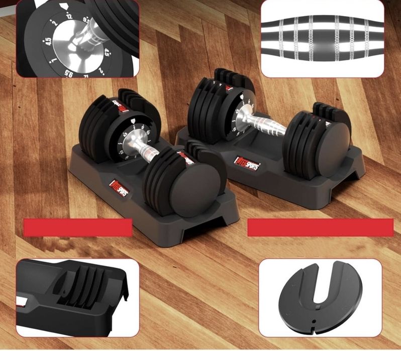 Vând gantera reglabila 12 kg