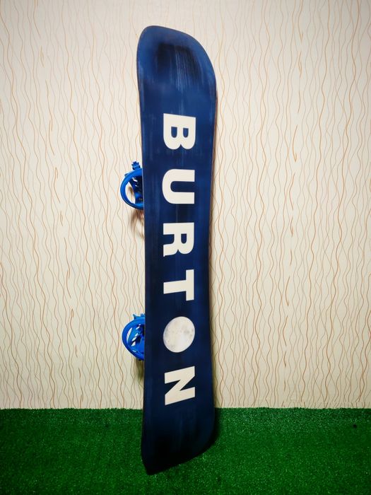 Snowboard Burton Process channel 157cm + Legaturi Elfgen Team M-L Noi