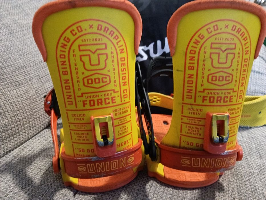 Union Force DDC Custom house snowboard bindings M сноуборд апарати