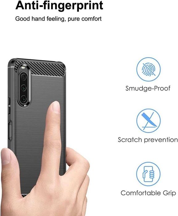 Kалъф кейс гръб Carbon за Sony Xperia Sony Xperia 1 5 10 II III IV V